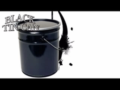 10L मेटल पेंट बाल्टी एंटी रस्ट टिकाऊ मेटल बाल्टी फोम स्ट्रिप के साथ 5 गैलन