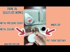 इंजन ऑयल खाली टिन के डिब्बे 4 लीटर 1 गैलन