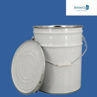 खरीदें टिनप्लेट 5 गैलन पेंट पेल 20L मेटल बकेट ढक्कन के साथ online manufacture