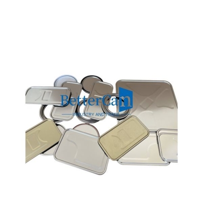 खरीदें 0.28mm Rectangular Tin Components 1liter Square Gold OEM Tin Accessories online manufacture