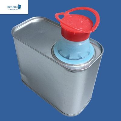 अनुकूलन योग्य 500ml 1L पेंट टिन, खाली आयताकार टिन के डिब्बे