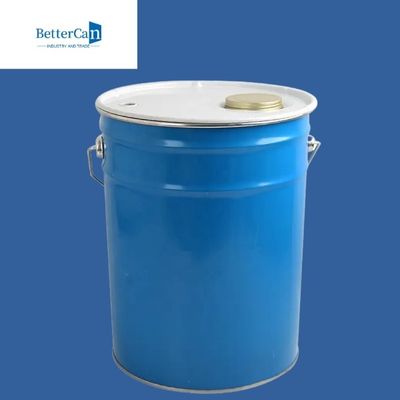 एडजस्टेबल ऊंचाई के साथ खाली मेटल पेंट पेल 20L 5 गैलन सफेद पेंट बाल्टी