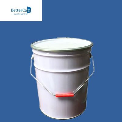 16एल मेटल पेंट बकेट पेल बीपीए फ्री 5 गैलन बकेट ड्रम ढक्कन के साथ