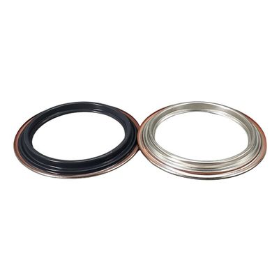 1 लीटर ट्रिपल तंग ढक्कन रिंग्स सादा टिन कैन घटक लीवर ढक्कन D108mm D105mm