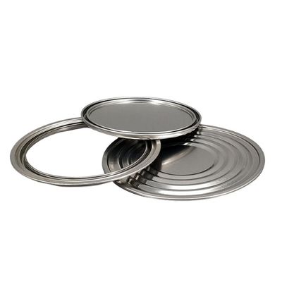 1 लीटर ट्रिपल तंग ढक्कन रिंग्स सादा टिन कैन घटक लीवर ढक्कन D108mm D105mm