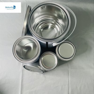 OEM गोल 250ml टिन पेंट डिब्बे 500ml पेंट कंटेनर औद्योगिक