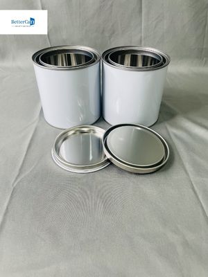 500ml गोल रासायनिक 250ml खाली पेंट डिब्बे 0.23mm मोटाई