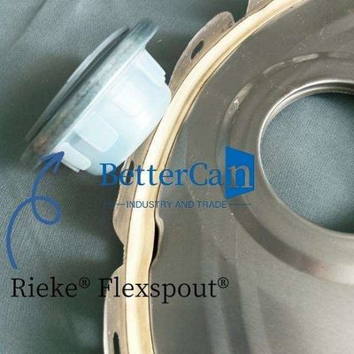 0.35 मिमी मोटाई टिन बाल्टी बाल्टी ढक्कन के साथ Rieke Flexspout टिन सामान 0.38 मिमी गेज बाल्टी ढक्कन